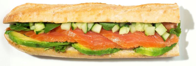 GEROOKTE ZALM AVOCADO