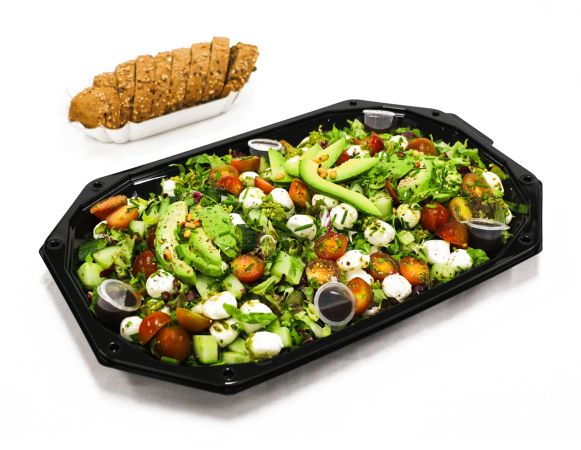 BUFFELMOZZARELLA SALADE- voor 5 personen 